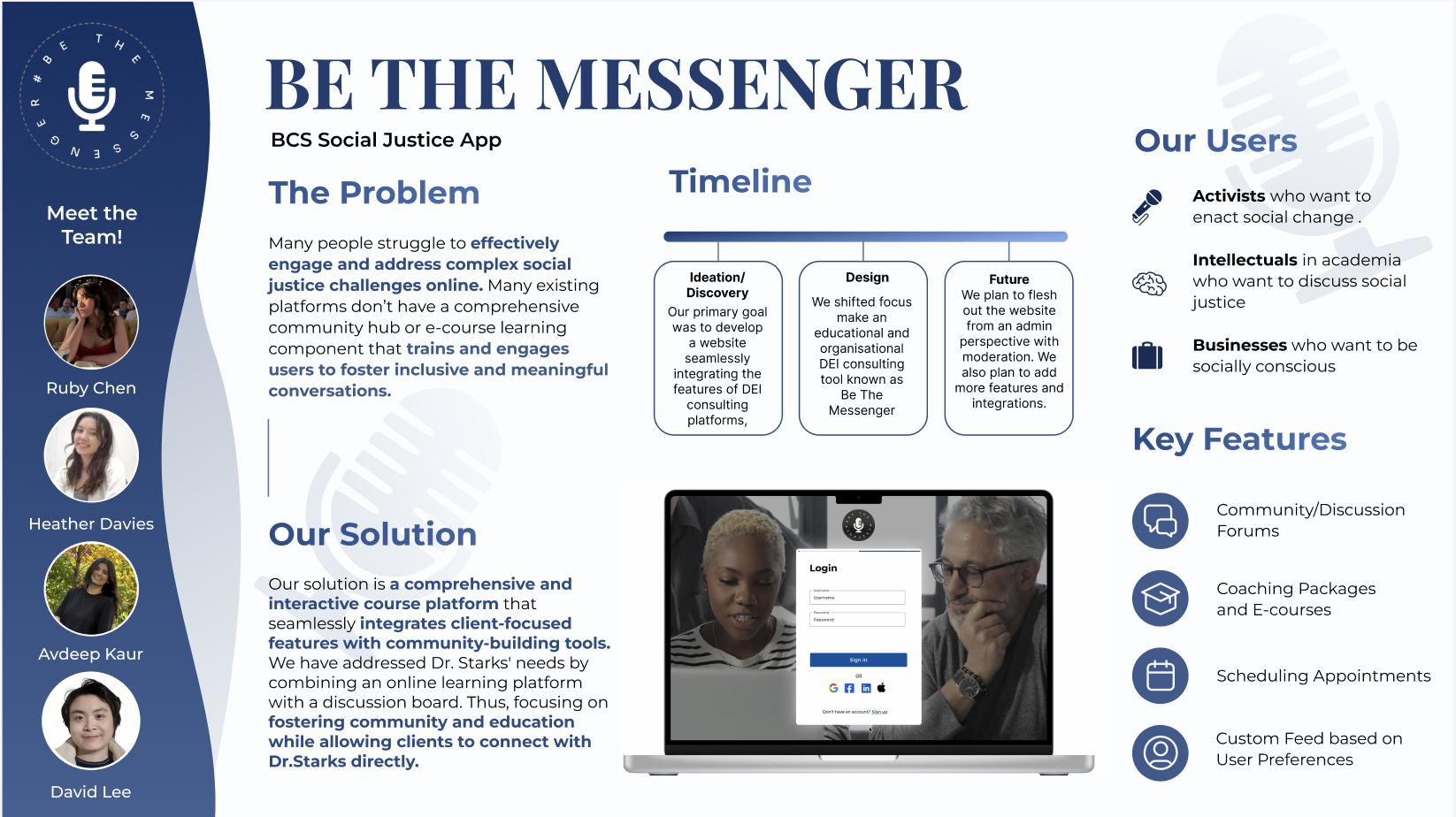 Be the Messenger Project Screenshot